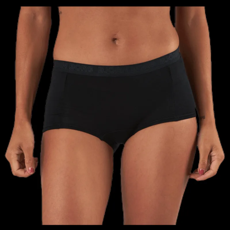 Outlet Björn Borg Mia Tiger Minishorts 2-Pack Black Svart