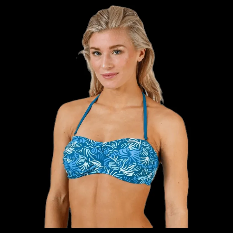 Abecita Miami, Twisted Bandeau Blue Blå