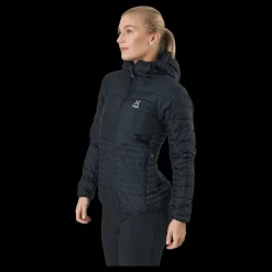 Haglöfs Micro Nordic Down Hood True Black Svart Clearance