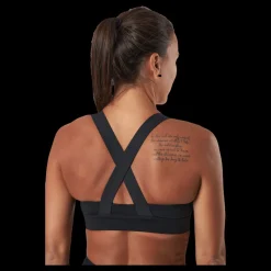 Hot Puma Mid Impact Fit Bra Black-metallic Svart