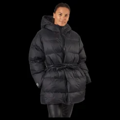 Clearance Svea Mid Length Beltet Coat Black