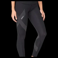 New 2XU Mid-Rise Compression Tights Black/Grey Svart och Grå