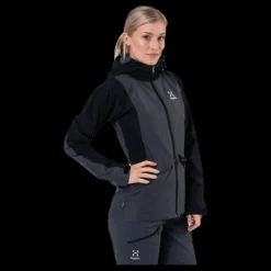 Haglöfs Mila Rain Jacket Black/Grey Discount
