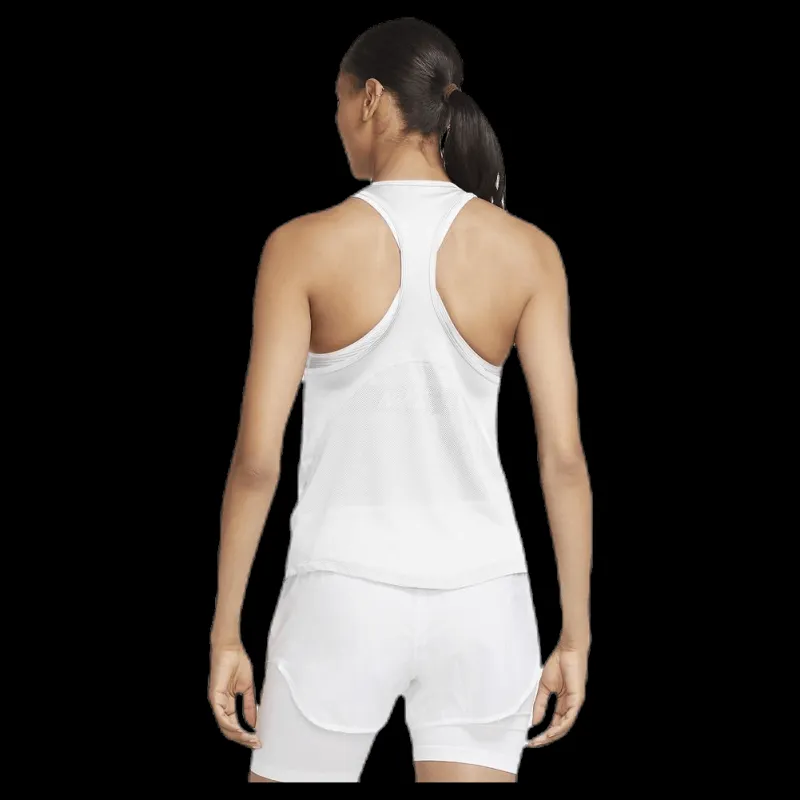 Nike Miler Tank Racer White/Silver Vit Sale