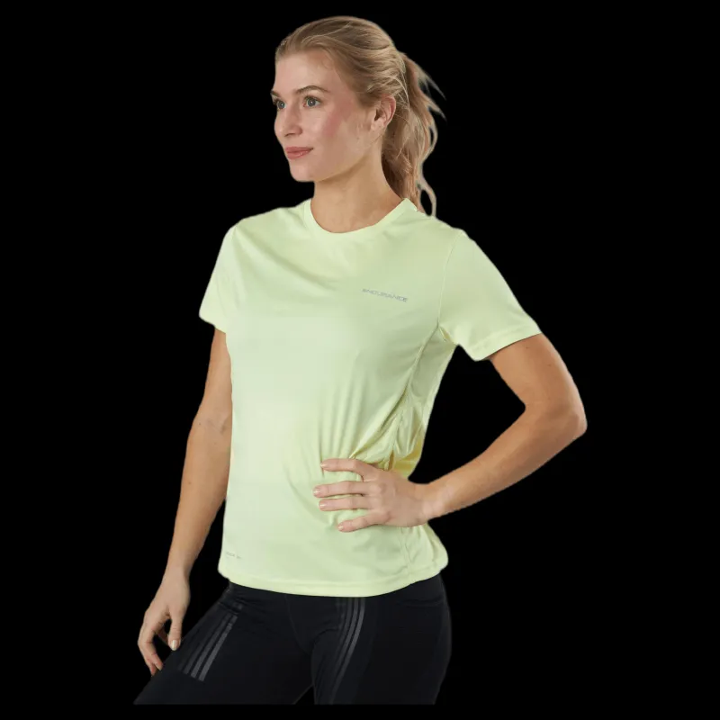 Hot Endurance Milly W S-S Tee Yellow Gul