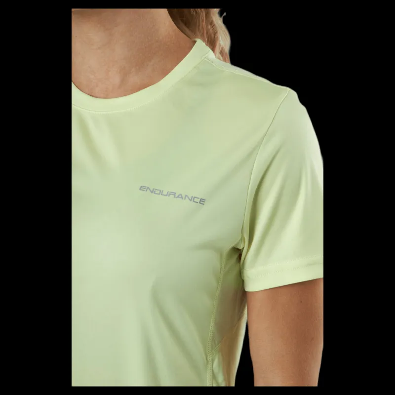 Hot Endurance Milly W S-S Tee Yellow Gul