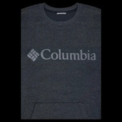 New Columbia Minam River Crew Black Heather, Black Svart