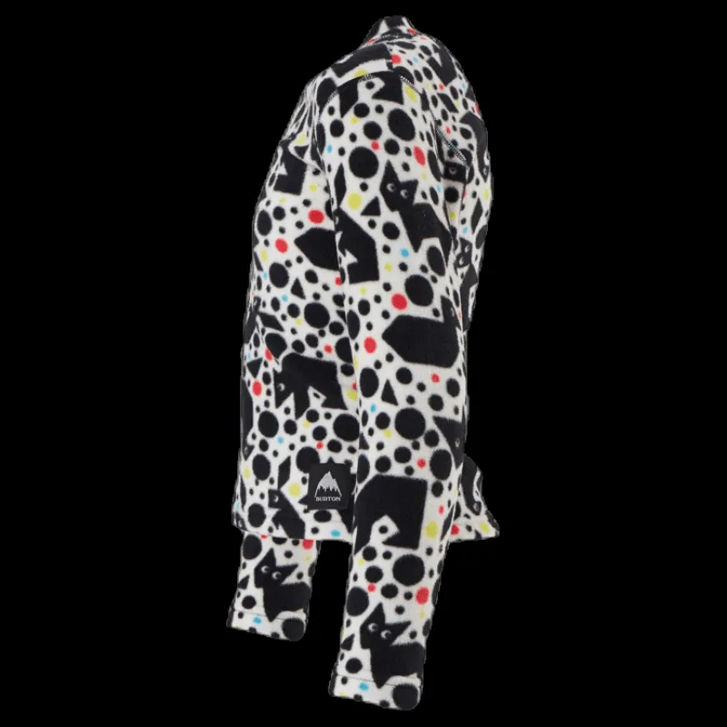 Hot Burton Mini Fleece Set White/Black Vit och Svart