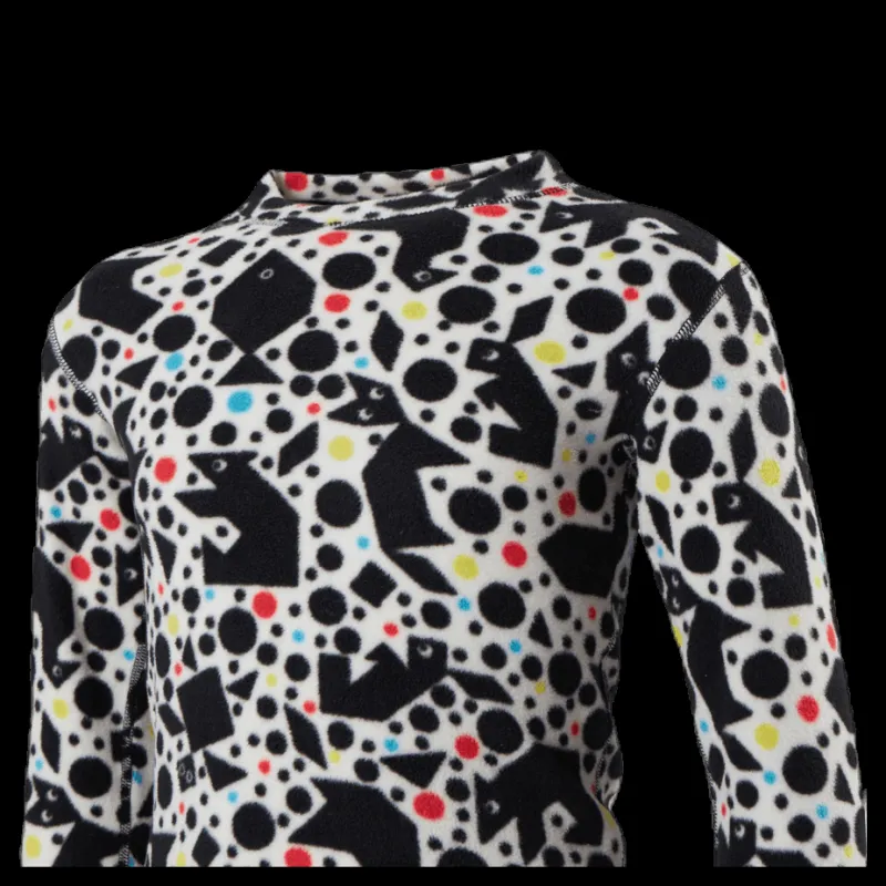Hot Burton Mini Fleece Set White/Black Vit och Svart