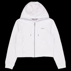 DKNY Sport Mini Stud Lg F/zip H White Vit Outlet