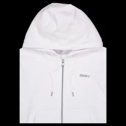 DKNY Sport Mini Stud Lg F/zip H White Vit Outlet