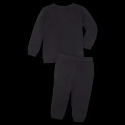 Hot Puma Minicats Ess Crew Jogger Fl Cotton Black Svart