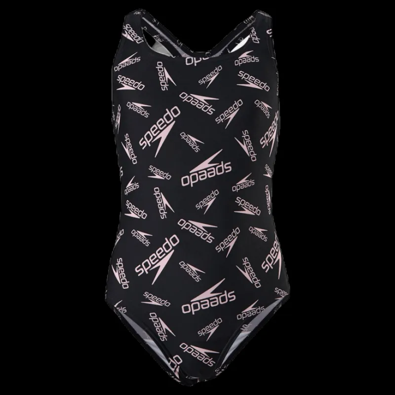 Outlet Speedo Minnie Mouse Allover Medalist Black Svart