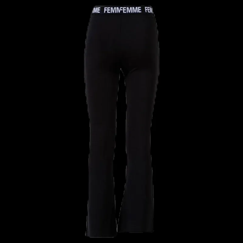 Name It Mira Bootcut Pant Black Svart Outlet