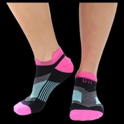 Discount Norfolk Mirenda Thin Running Sock Low-cut Pink/Black Rosa och Svart