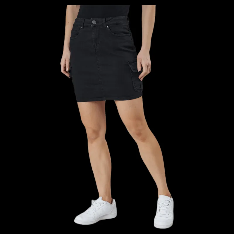 Sale Only Missouri Life Rg Cargo Skirt Black Svart