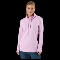 Outlet adidas Mélange High Mock Golf Pullover Bliss Lilac Mel Rosa