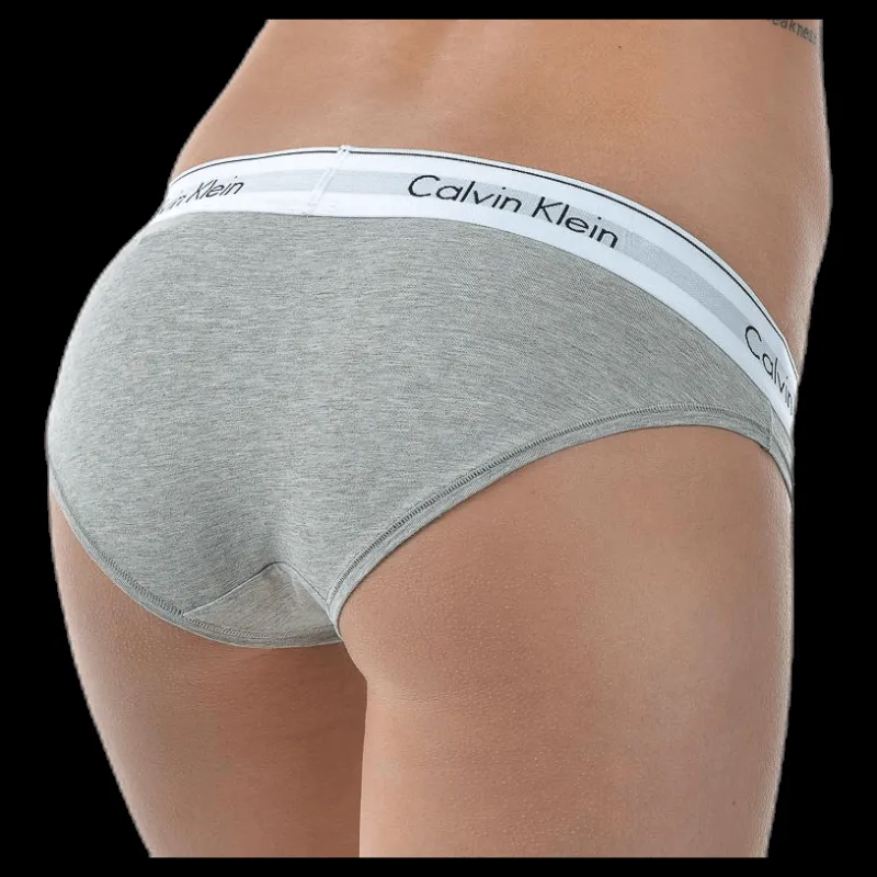 Online Calvin Klein Modern Cotton Bikini Grey Grå