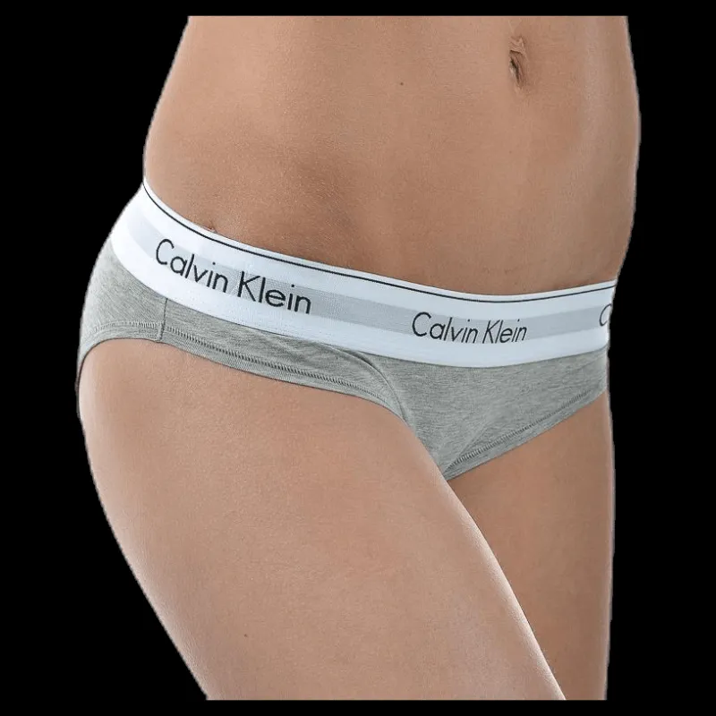 Online Calvin Klein Modern Cotton Bikini Grey Grå