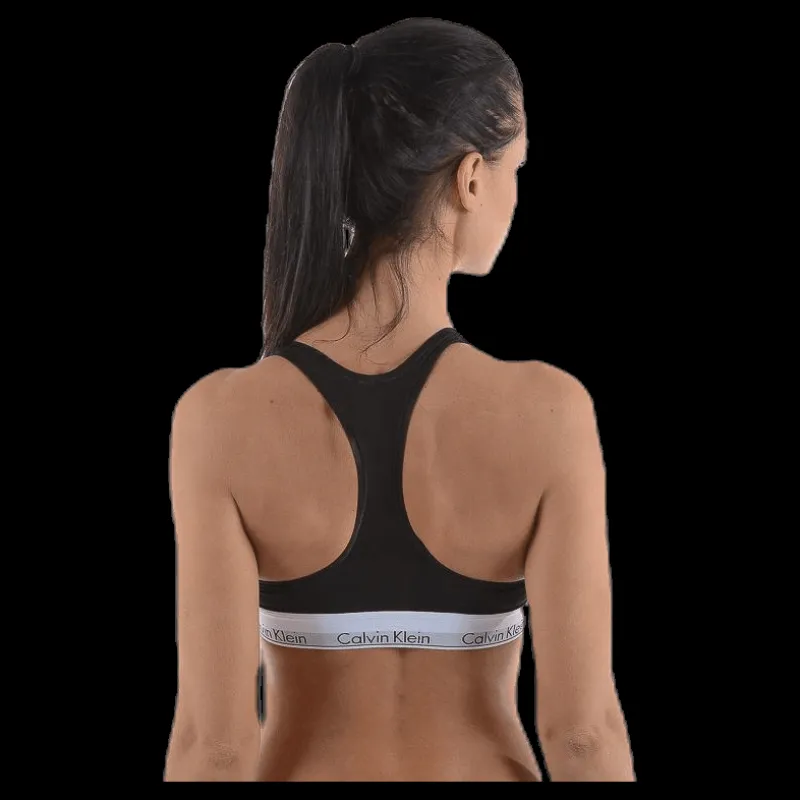 Calvin Klein Modern Cotton Bralette Black Svart Sale