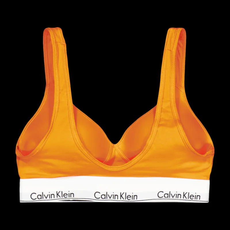 Outlet Calvin Klein Modern Cotton Lift Bralette Orange