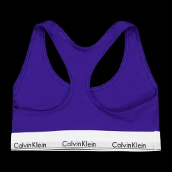 Calvin Klein Modern Cotton Unlined Bralette Blue Blå Online
