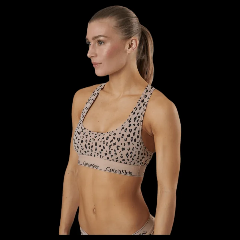 Outlet Calvin Klein Modern Cotton Unlined Bralette Beige
