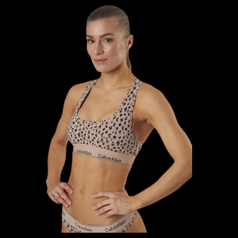 Outlet Calvin Klein Modern Cotton Unlined Bralette Beige