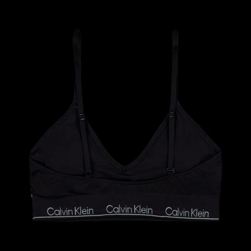 Online Calvin Klein Modern Seamless Lght Lined Tri Black Svart