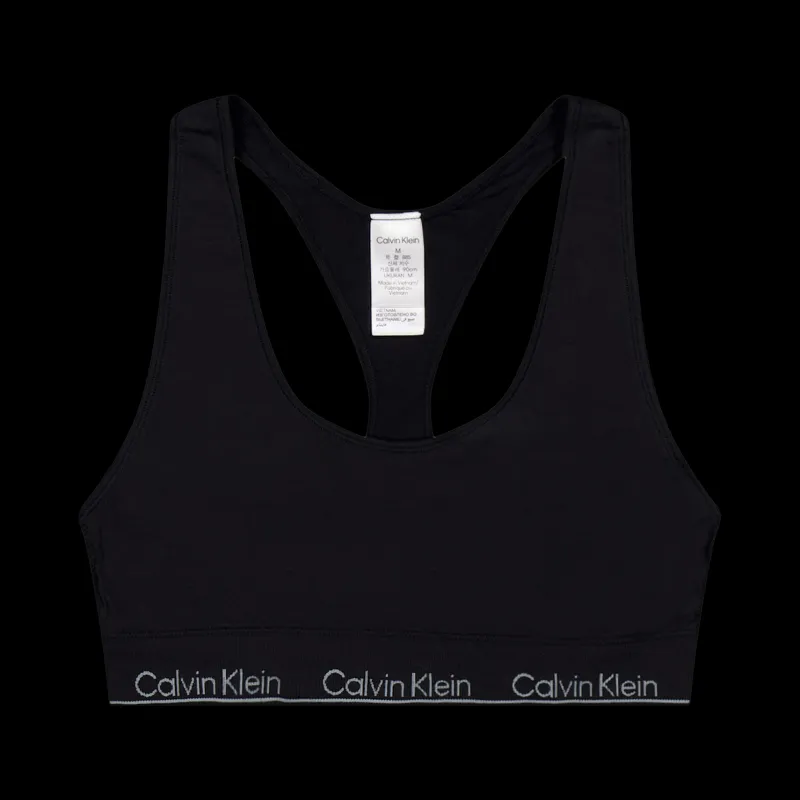 Calvin Klein Modern Seamless Racerback Bral Black Svart