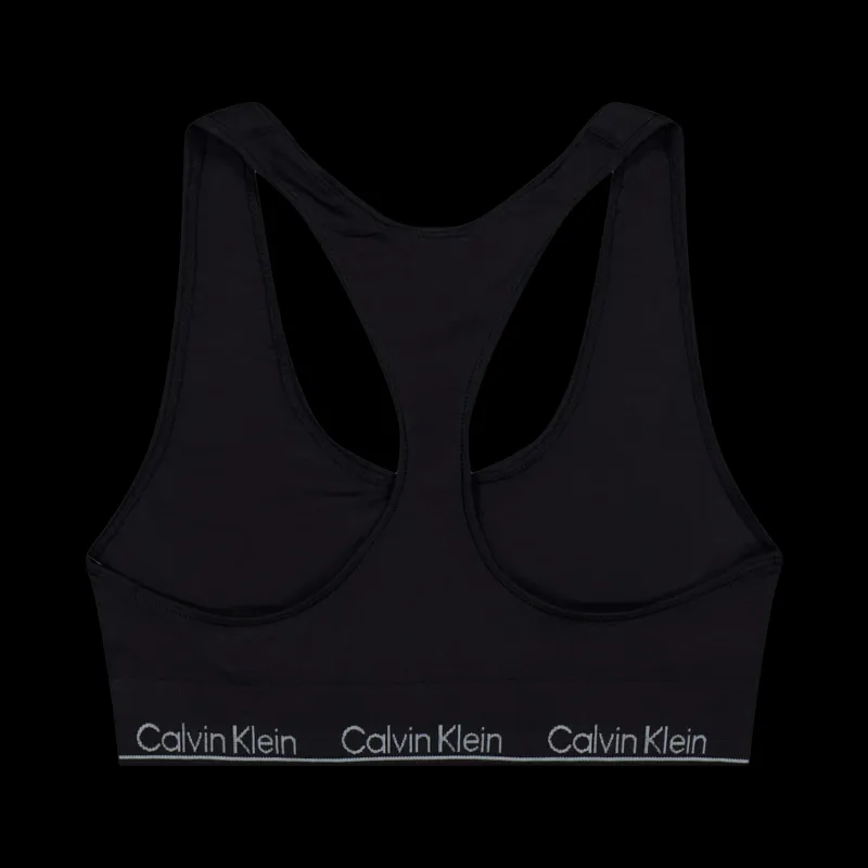 Calvin Klein Modern Seamless Racerback Bral Black Svart