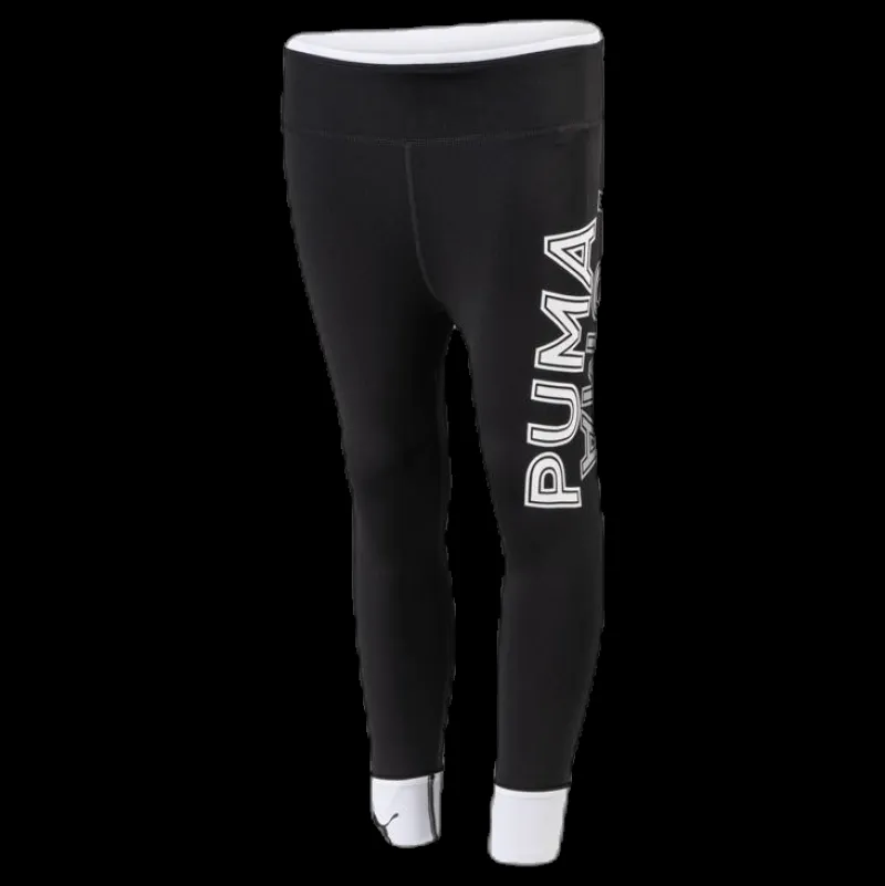 Hot Puma Modern Sports Leggings G White/Black Svart