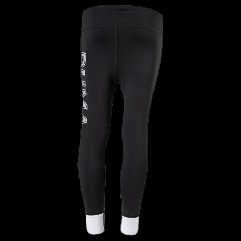 Hot Puma Modern Sports Leggings G White/Black Svart