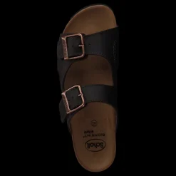 Scholl Moldava Wg Ad Oiled Leather Dk Brown/rose Gold Brun och Guld Online