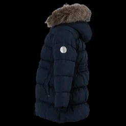Best Name It Molly Down Jacket Blue Blå