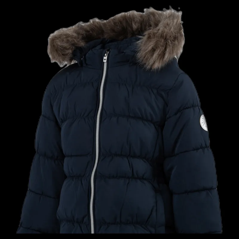 Best Name It Molly Down Jacket Blue Blå