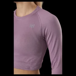 Outlet Norfolk Molly Seamless Ls Crop Top c Lila
