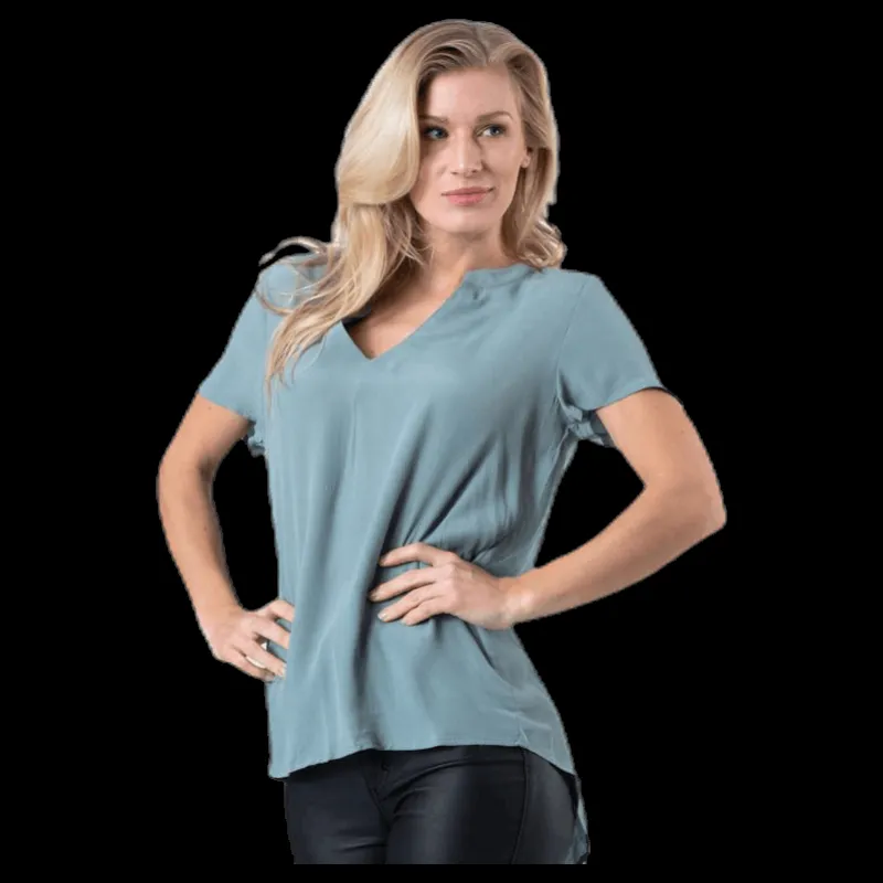 Only Molly Ss V-Neck Green Grön