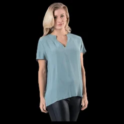 Only Molly Ss V-Neck Green Grön