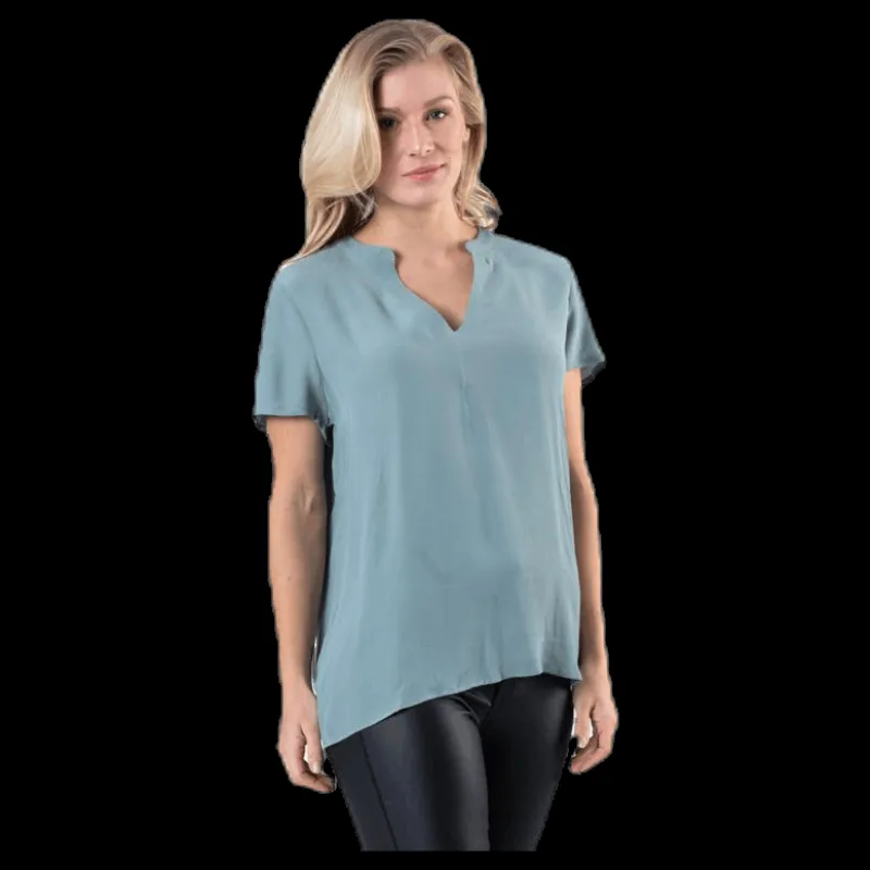 Only Molly Ss V-Neck Green Grön