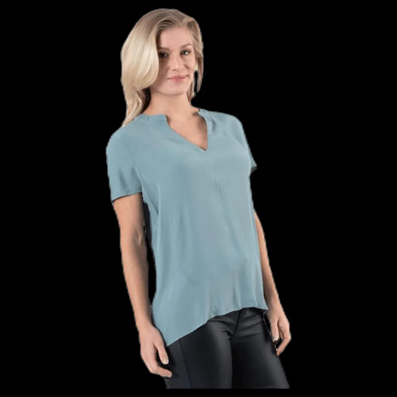 Only Molly Ss V-Neck Green Grön