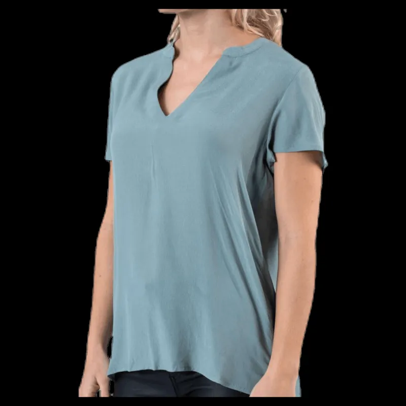 Only Molly Ss V-Neck Green Grön