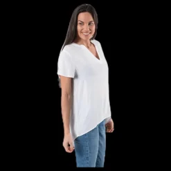 Only Molly Ss V-Neck White Vit