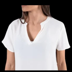 Only Molly Ss V-Neck White Vit