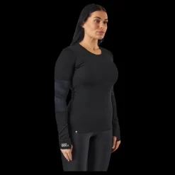 Mons Royale Cornice Long Sleev Black Svart New