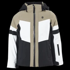 Clearance 8848 Altitude Montrose Jr Jacket Fallen Rock Beige, Vit och Svart