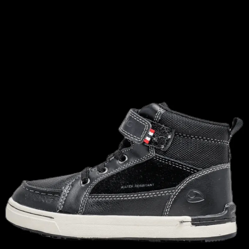 Clearance Viking Moss Mid Kids Black Svart