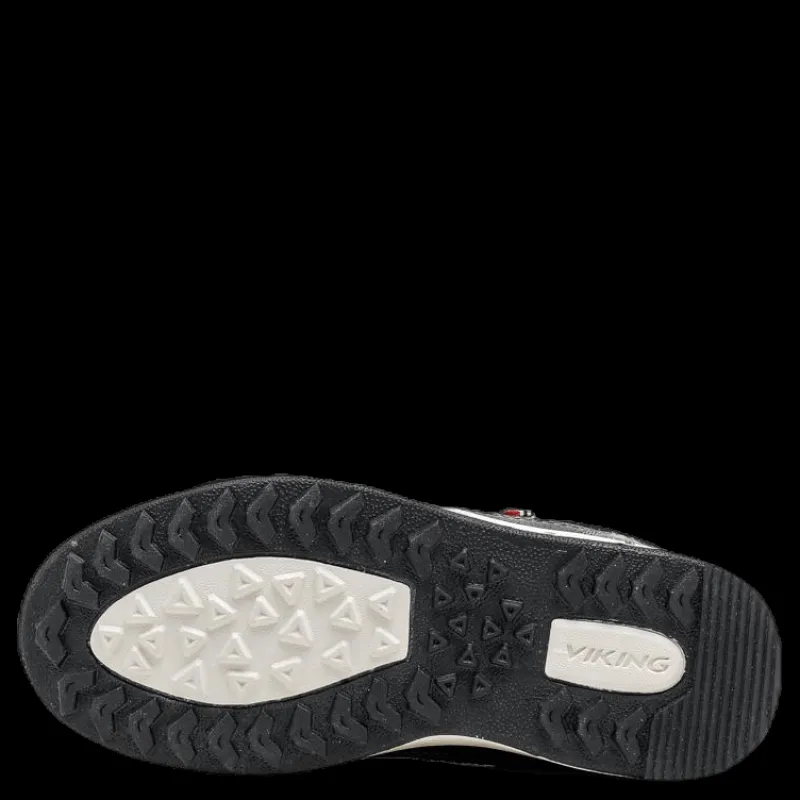 Clearance Viking Moss Mid Kids Black Svart