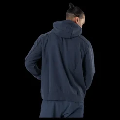 Outlet 2XU Motion Hoodie India Ink/white Blå