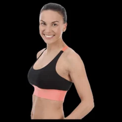 Discount Super.Natural Motion Yoga Bra Orange/Black Orange och Svart
